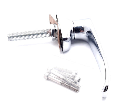New 80/20 65-2089 25 & 40 Series Furniture Style Handle Die Cast Zinc Chrome