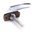 New 80/20 65-2089 25 & 40 Series Furniture Style Handle Die Cast Zinc Chrome