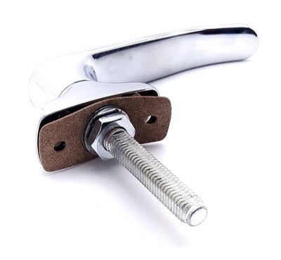 New 80/20 65-2089 25 & 40 Series Furniture Style Handle Die Cast Zinc Chrome
