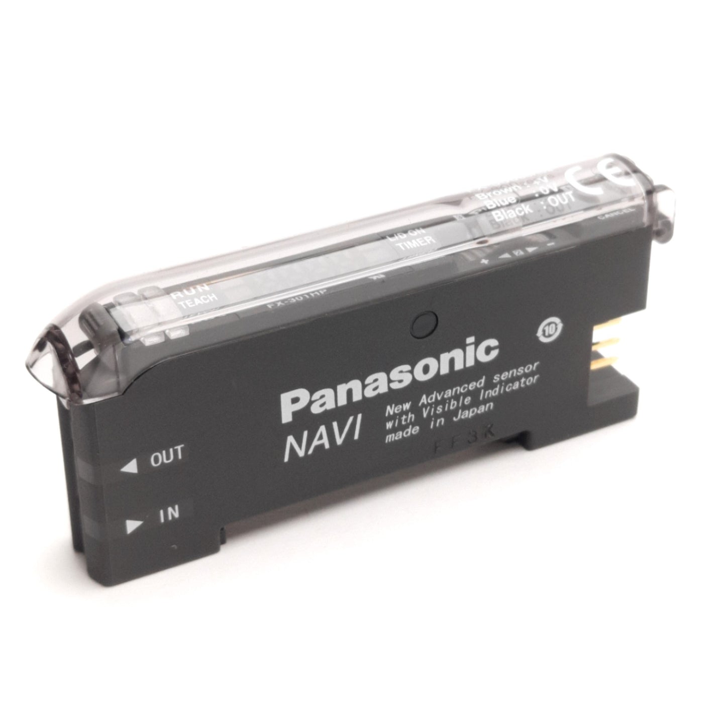 New Panasonic FX-301HP Fiber Optic Amplifier, Infrared, PNP Output, 12-24VDC