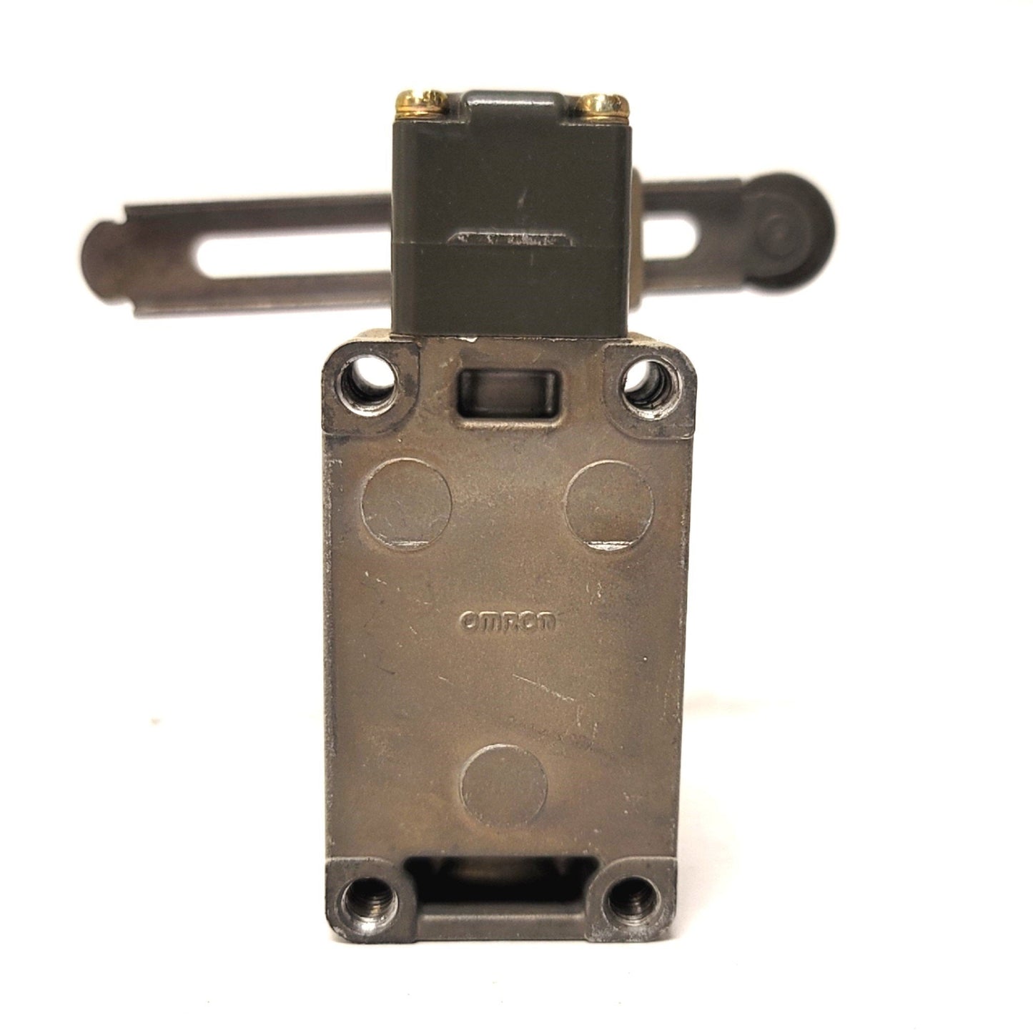 Used Omron WLCA12-N Adjustable Lever Roller Limit Switch, 2A @ 250VAC/48VDC