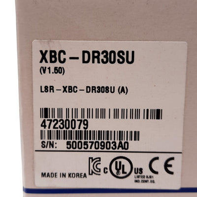 LS XBC-DR30SU XGB Series PLC Main Unit, 100-240VAC Supply, 24VDC Signal, 30 I/O
