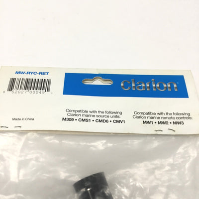 New Clarion MW-RYC-RET Marine Remote/Receiver Splitter Y Adapter Cable MW1 MW2 MW3