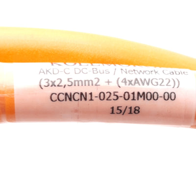 New Kollmorgen CCNCN1-025-01M00-00 Hybrid Motor/Network Cable For AKD-C Power Supply