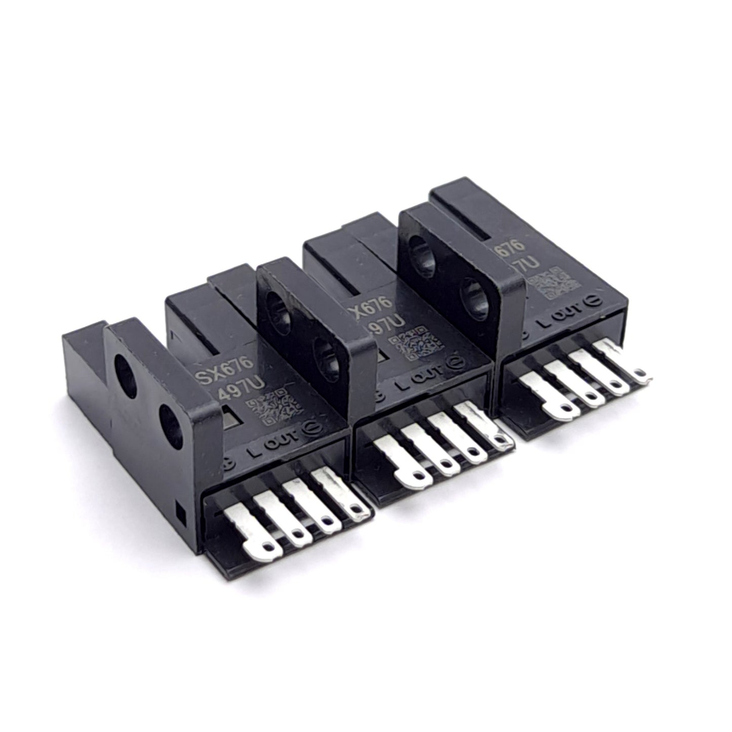 New – Open box Lot of 3 Omron EE-SX676 Photomicrosensor, 5mm Sensing Distance, 5-24VDC, NPN