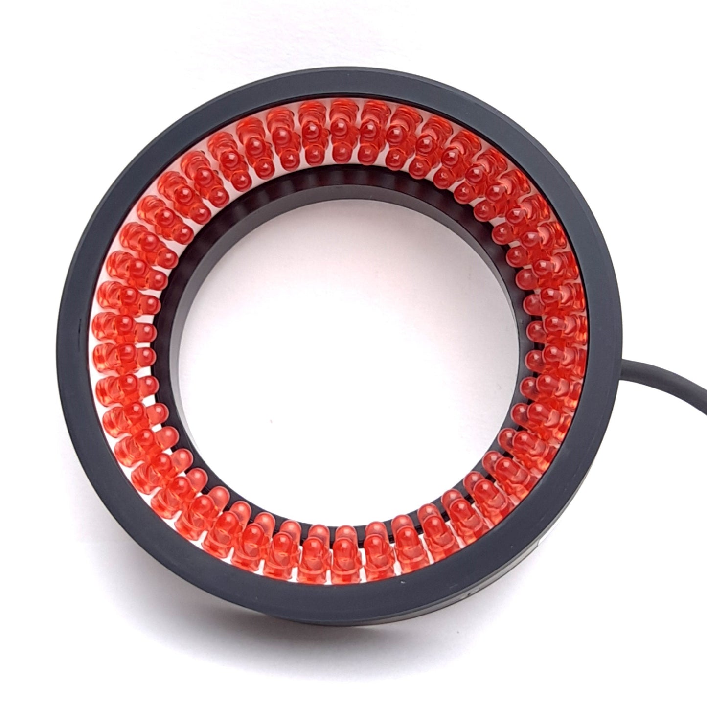 New CCS LDR2-74RD2-LA Machine Vision Ring Light, Red 630nm, 24VDC, 74mm OD, 48mm ID