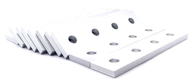 New Lot of 10 80/20 20-4117 Straight Flat Plate 20 Series 4 Hole 80mm x 18mm