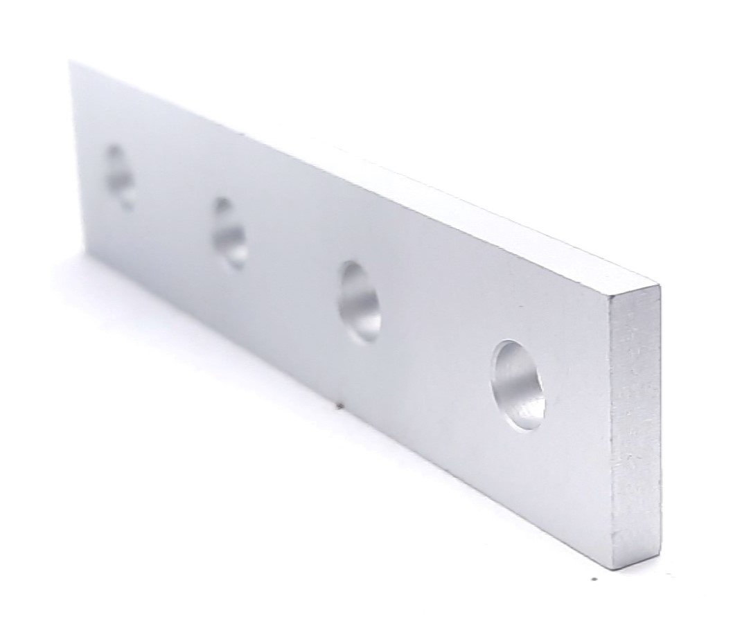 New Lot of 10 80/20 20-4117 Straight Flat Plate 20 Series 4 Hole 80mm x 18mm