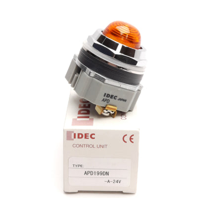 New Idec APD199DN-A-24V Dome Pilot Light, Amber, 24V AC/DC, 30mm Diameter