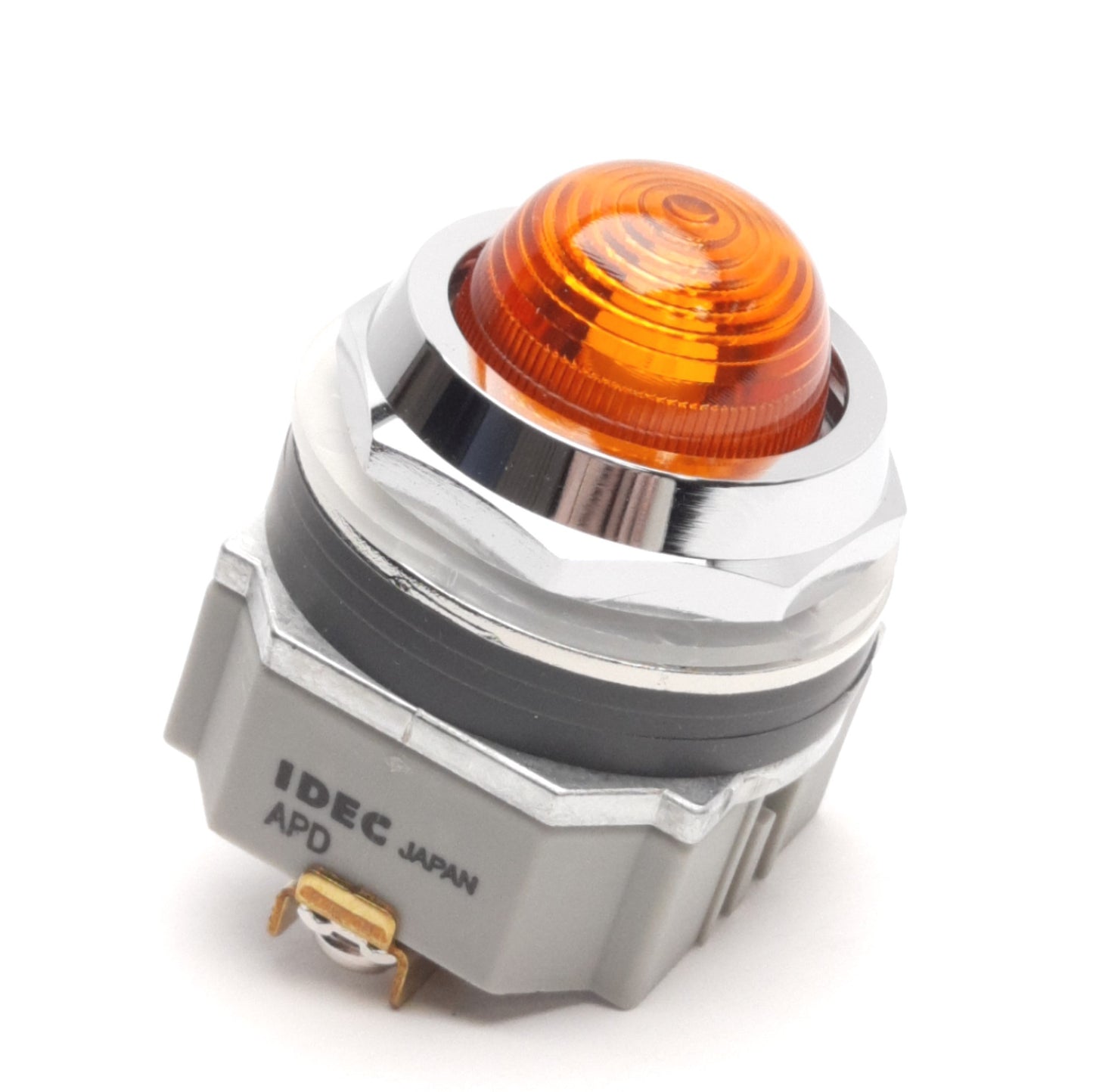 New Idec APD199DN-A-24V Dome Pilot Light, Amber, 24V AC/DC, 30mm Diameter