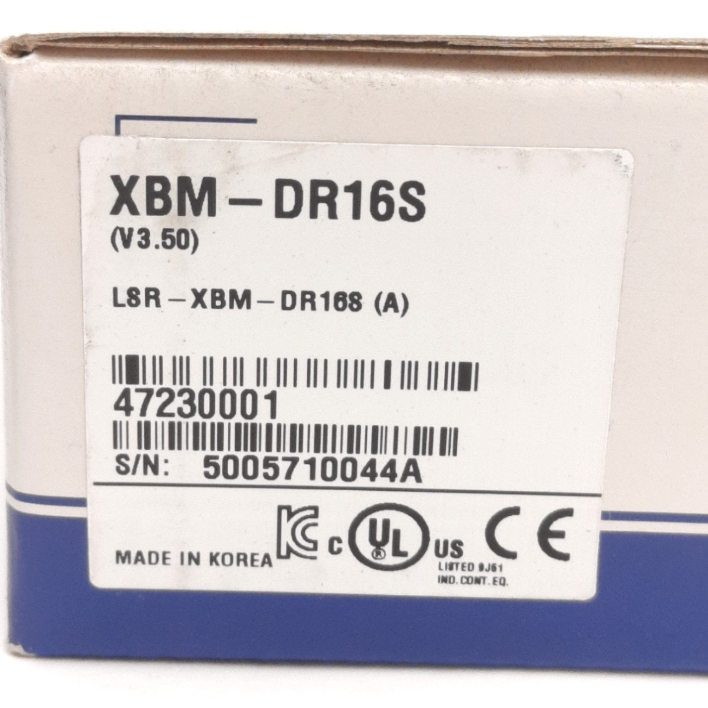 LS Electric XBM-DR16S XGB Series PLC, 24VDC, 8-Inputs, 8-Relay