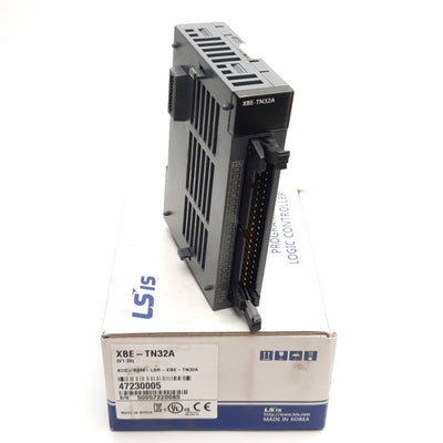 New LS Electric XBE-TN32A XGB Discrete Output Module, 24VDC, 32 Sinking Outputs