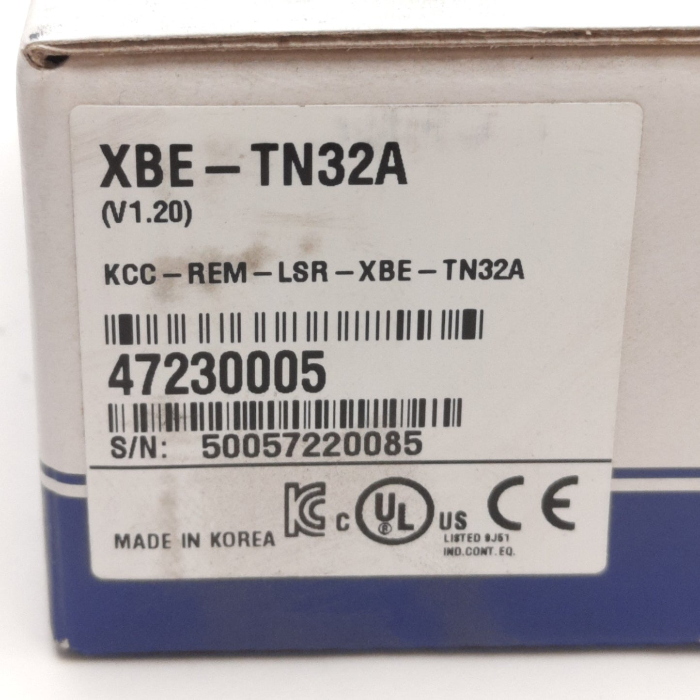 New LS Electric XBE-TN32A XGB Discrete Output Module, 24VDC, 32 Sinking Outputs