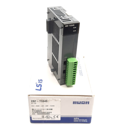 New LS Electric XBF-TC04S PLC Temp Module, 4-Ch, T/C Input, (KTRJ) 24VDC Supply