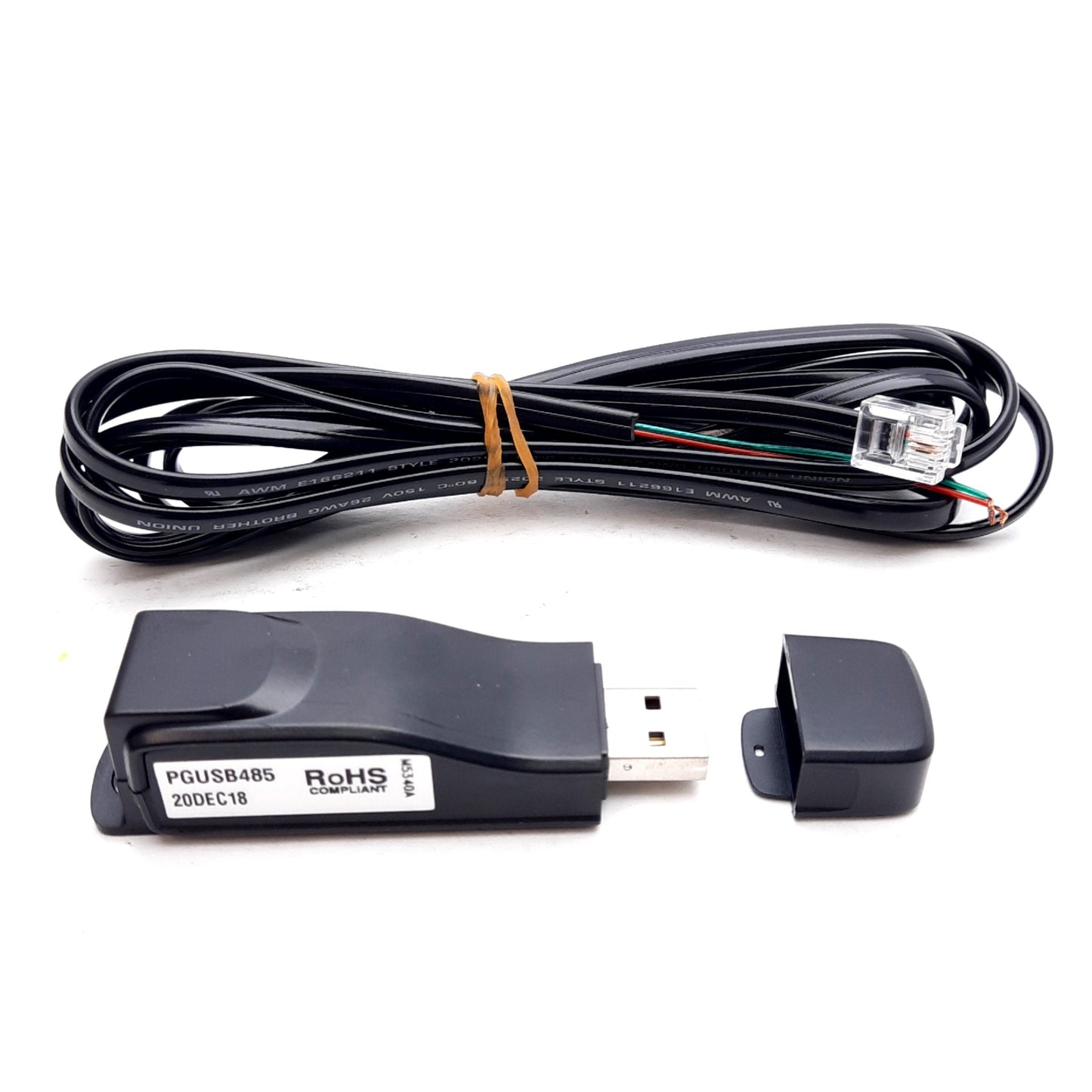 New – Open box Red Lion PGUSB485 Signal Converter, RS-485 to USB, RJ-45 Port, 2m Cable