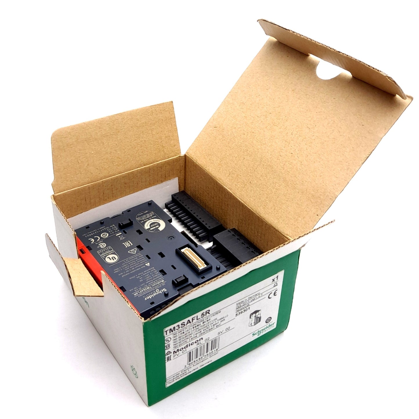 New Schneider Electric TM3SAFL5R Safety Relay Module, 24VDC Supply, 3x NO Output