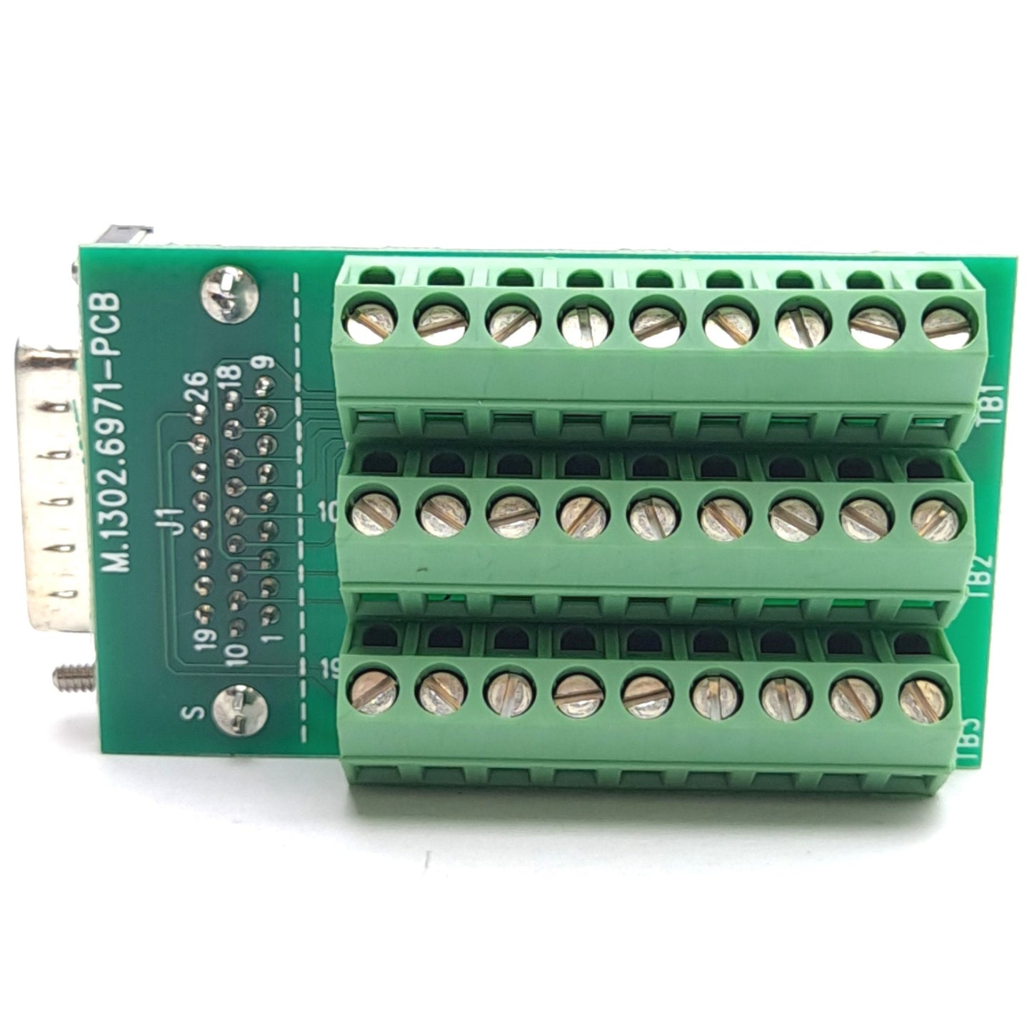 New Kollmorgen M.1302.6971 Breakout Board, 27 Screw Clamp Terminals to 26-Pin D-Sub