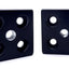 New Lot of 2 80/20 14037 Center Tap Base Plate Series 30 M10 x 1.50 60mm x 60mm