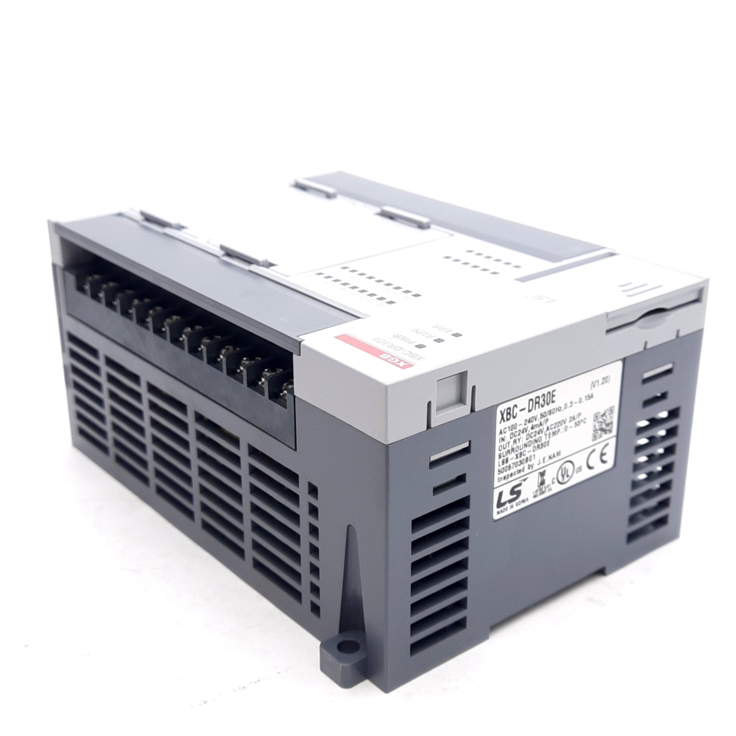 New LS XBC-DR30E XGB Series PLC Main Unit, 100-240VAC Supply, 24VDC Signal, 30 I/O
