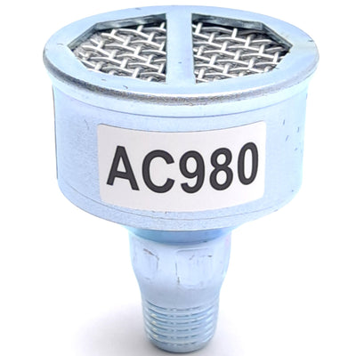 New – Open box Gast AC980 Air Motor Muffler Assembly, 1/4in NPT Port, Used w/ 2AM/4AM/NL32/NL42