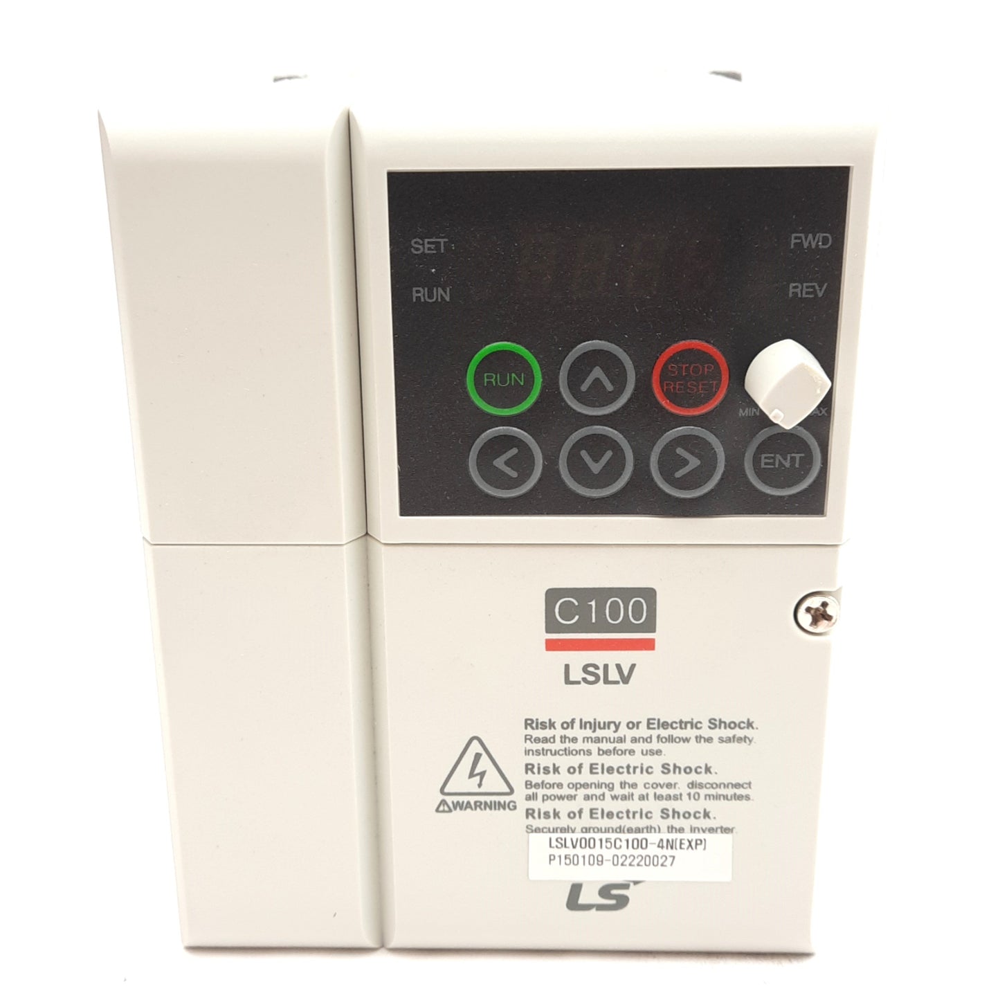 New LS LSLV0015C100-4N(EXP) Inverter, 3PH 380-480VAC Input, 0-480V Output, 3.0kVA