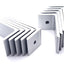 New Lot of 10 80/20 45-4376 Aluminum Inside Corner Bracket 45 Series 3 Hole