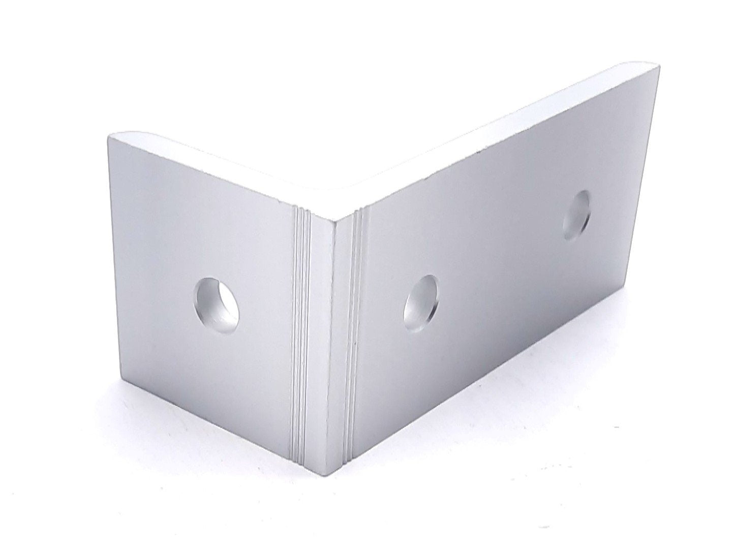 New Lot of 10 80/20 45-4376 Aluminum Inside Corner Bracket 45 Series 3 Hole