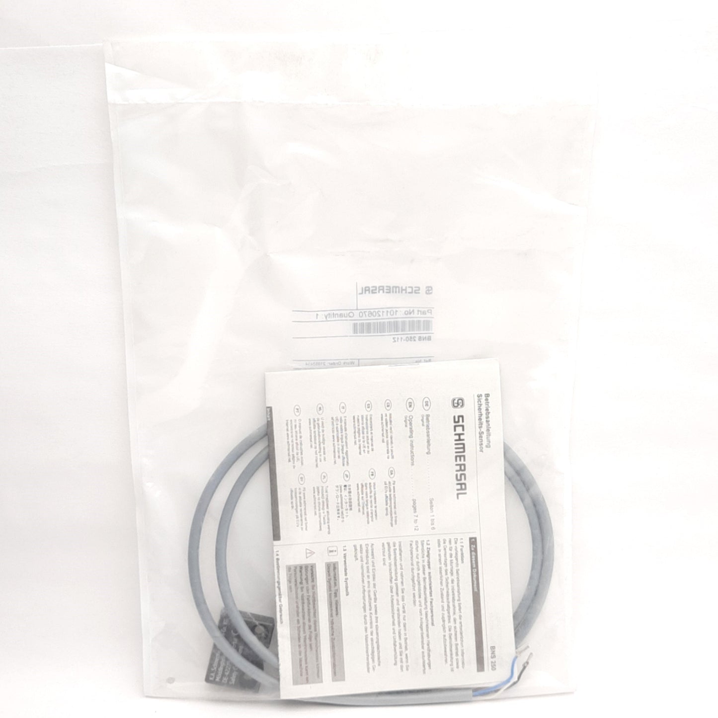 New Schmersal BNS 250-11Z Non Contact Safety Switch, 24VDC, 1NO+1NC, 4/14mm On/Off