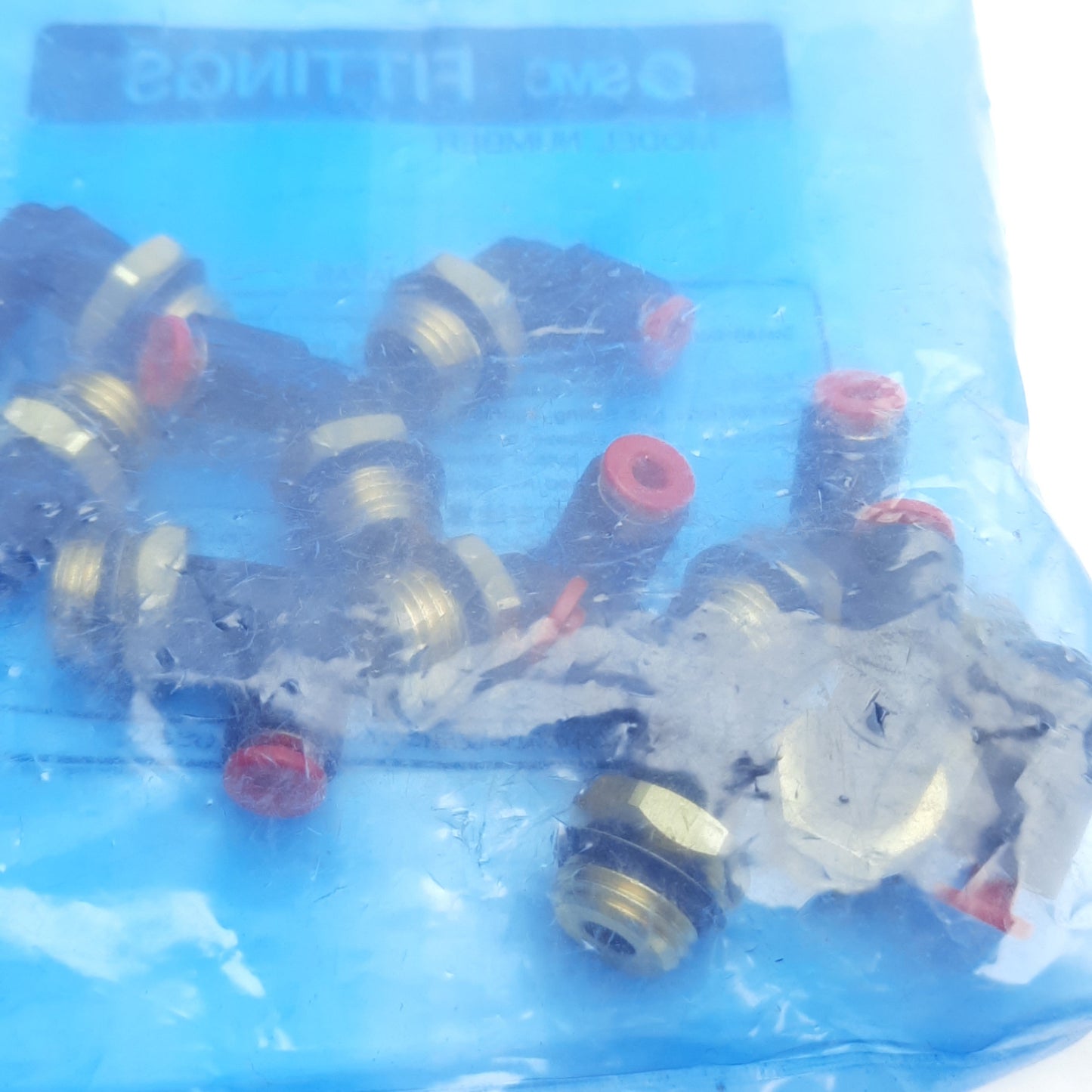 New Lot of 10 SMC KQL01-U02 Elbow Fittings 1/8" Tube to 1/4" Uni Thread, 1.0MPa Max