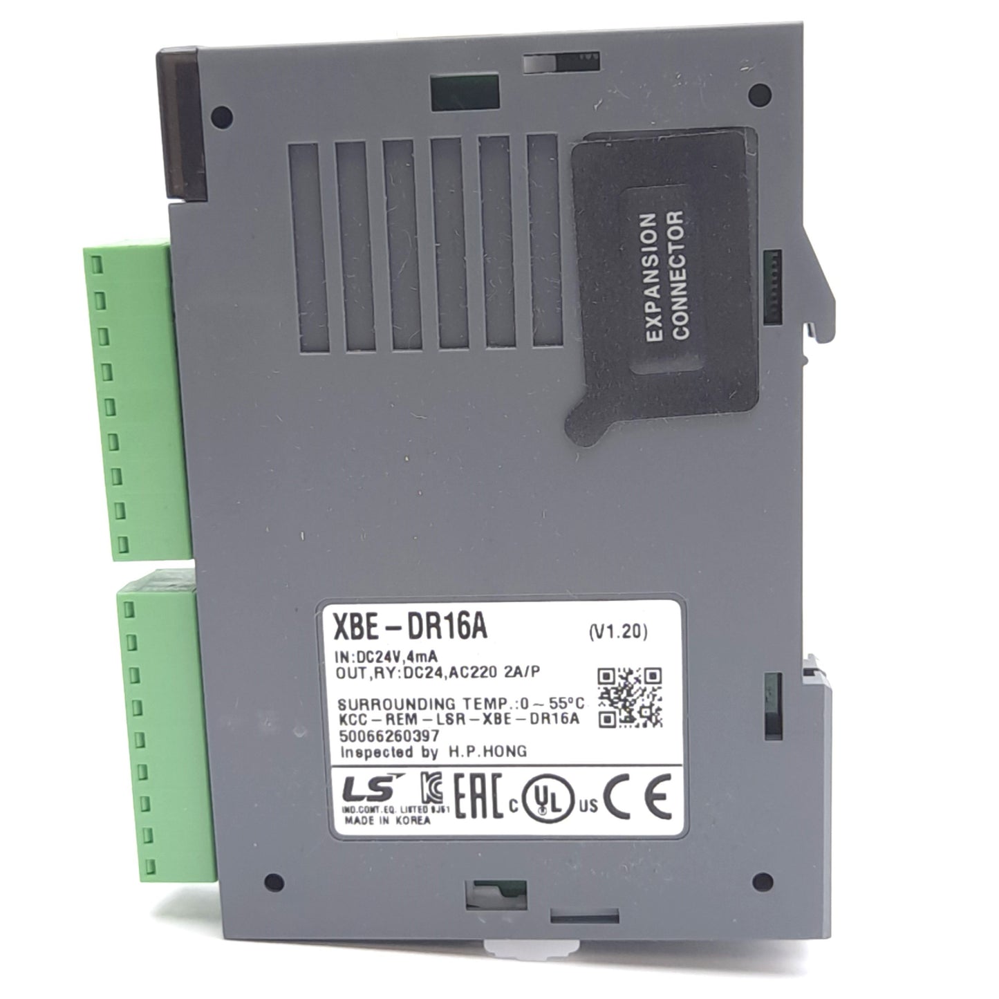New LS XBE-DR16A PLC Expansion Module, 8-Point DC Input / 8-Point Relay Output