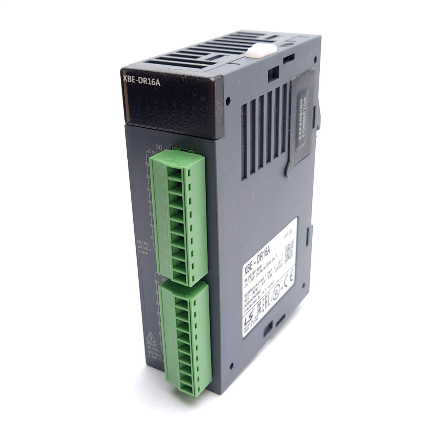 New LS XBE-DR16A PLC Expansion Module, 8-Point DC Input / 8-Point Relay Output