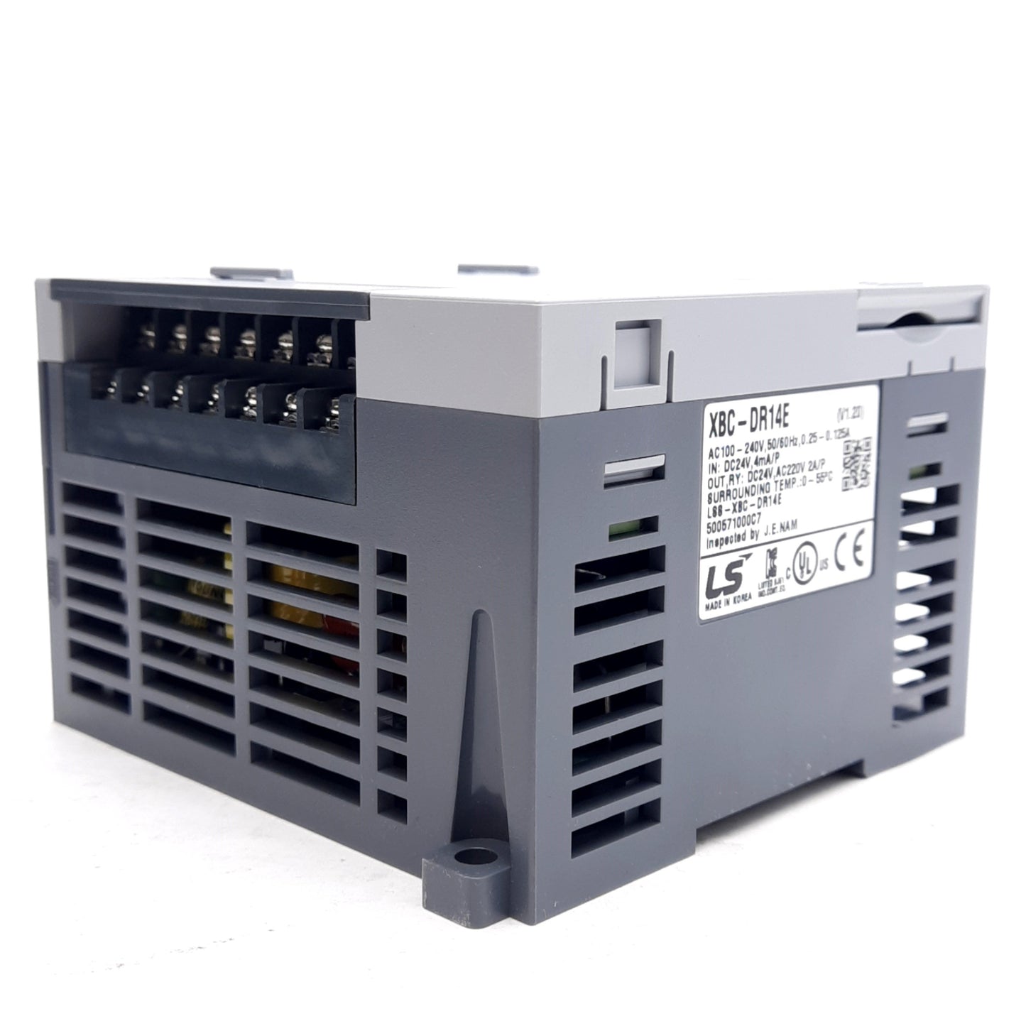 LS XBC-DR14E XGB Series PLC Main Unit, 100-240VAC supply, 24VDC Signal, 14 I/O