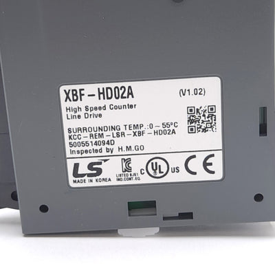 New LS XBF-HD02A Counter Input Module, 2-Channel, 500 kHz Max Switching Frequency