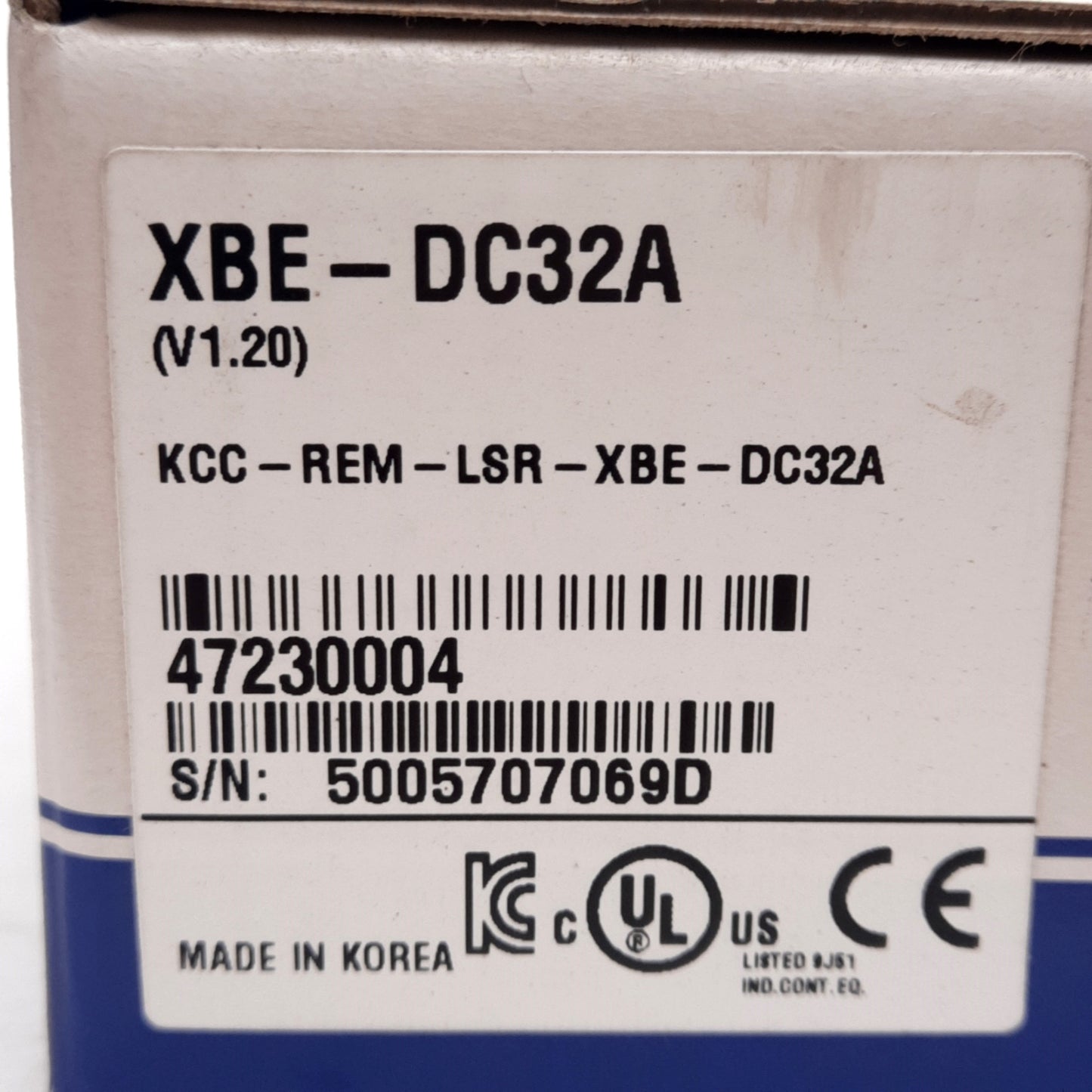 New LS XBE-DC32A Discrete Input Module, 32-Point Input, 40-Pin Connector, 24VDC