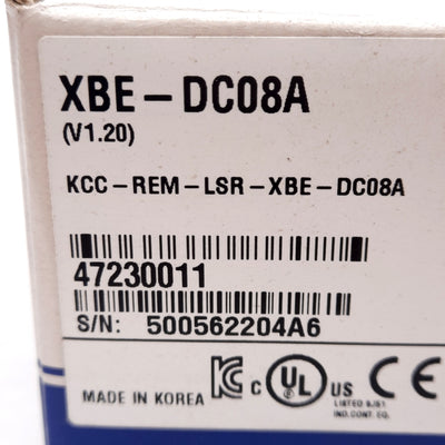 New LS XBE-DC08A Discrete Input Module, 8-Point Input, 10-Point Connector, 24VDC