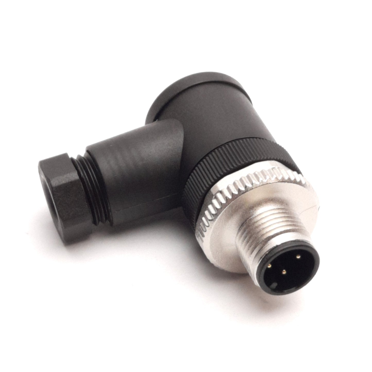 New Lot of 2 Turck BS8241-0 69011 Field Wireable Right Angle M12 4-Pin, 250V 4A