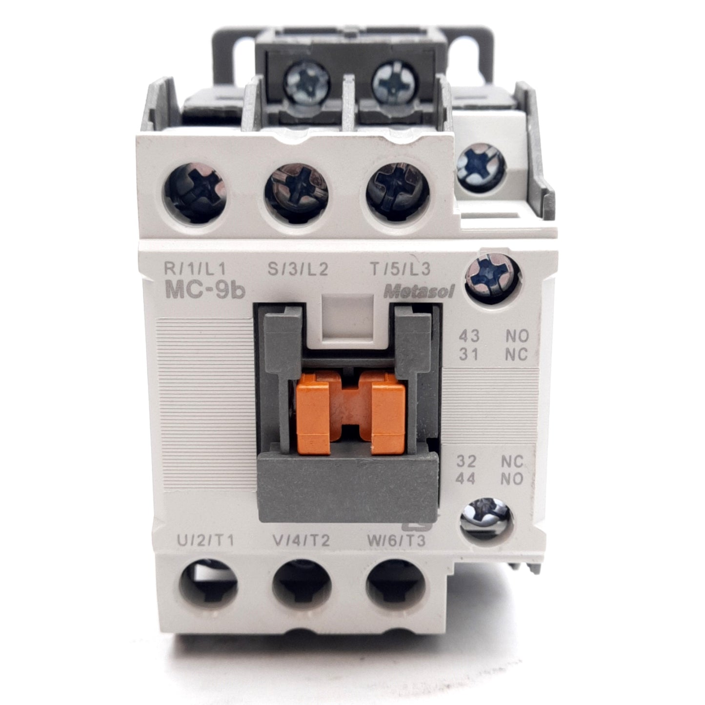 New LS MC-9b-120VAC Contactor, 3-Pole, 690V 9A, 120VAC Coil, 1NO+1NC Aux, DIN Rail