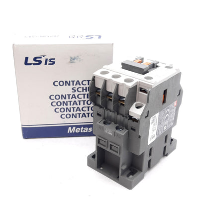 New LS MC-9b-120VAC Contactor, 3-Pole, 690V 9A, 120VAC Coil, 1NO+1NC Aux, DIN Rail