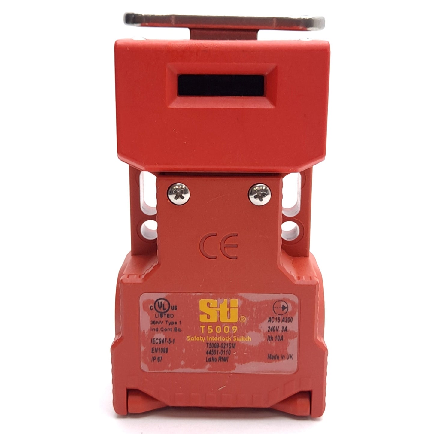 New STI 44501-0110 T5009 Guardmaster Safety Interlock Tongue Switch 240V 3A, 1NO-2NC