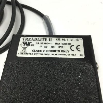 Dymax 40402 Foot Switch Pedal, 30VAC 3A, SPDT, 1/4" Phone Plug Treadlite T-91-PS