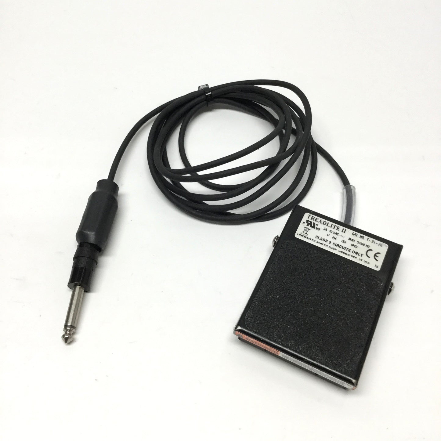 Dymax 40402 Foot Switch Pedal, 30VAC 3A, SPDT, 1/4" Phone Plug Treadlite T-91-PS