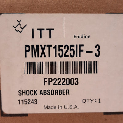 New Enidine PMXT1525IF-3 Shock Absorber, 25mm Stroke, 1 3/4-12 Barrel Thread, 48N
