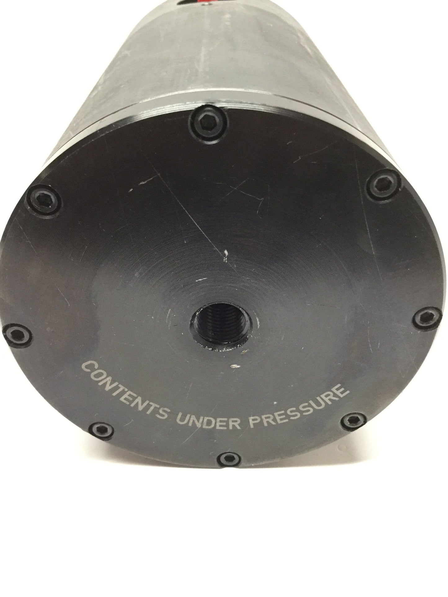 Used Air-Oil Hydraulic Intensifier Clamp Boost Cylinder, 1/4" Stroke, Ø4" Body