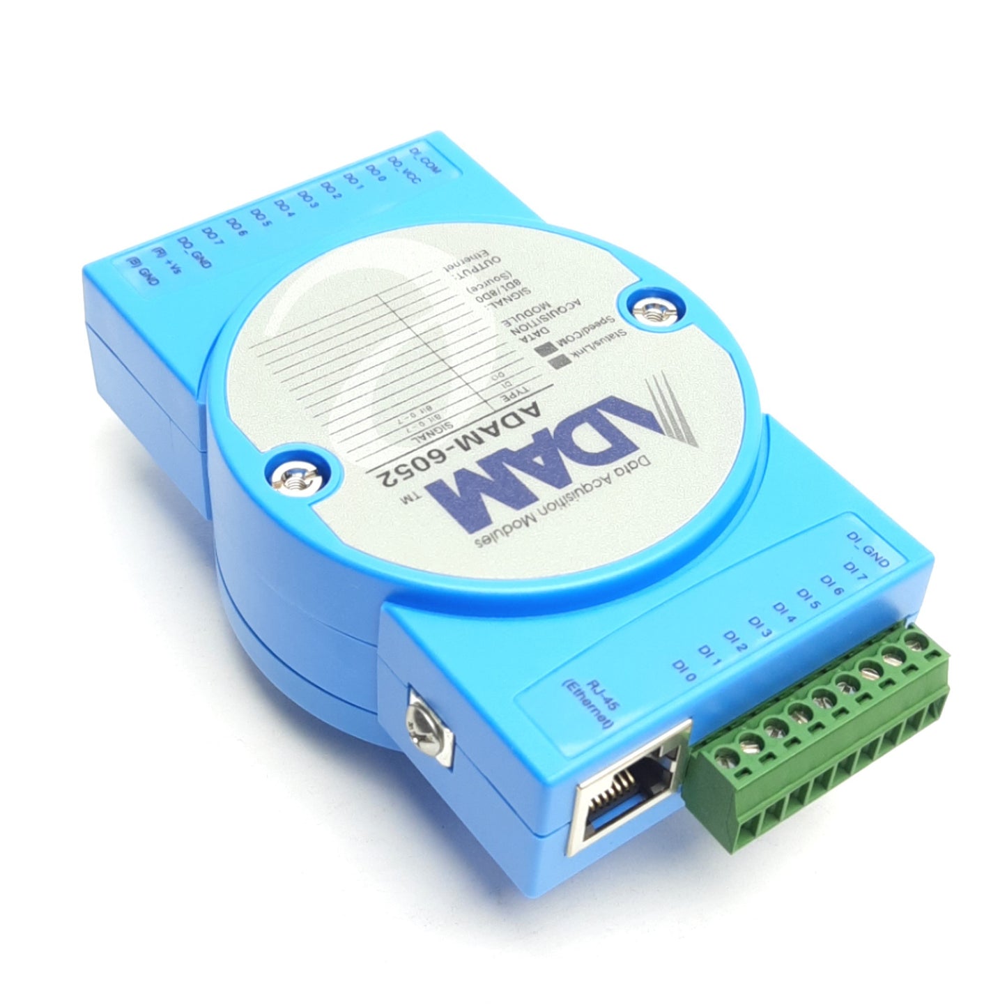 New – Open box Advantech ADAM-6052-CE I/O Modbus TCP, 8-Channel, PNP, 24VDC, 1A/Channel