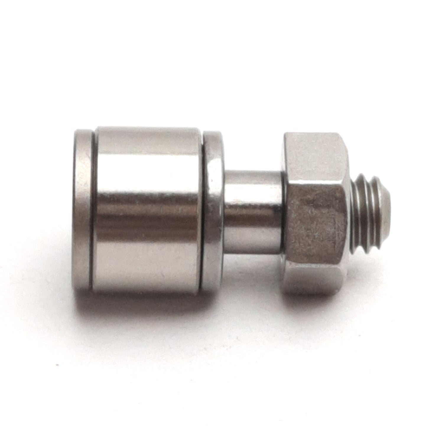 New – Open box IKO CFS4F Mini Cam Follower, 4mm Stud, M4 Thread, 8mm OD, 15mm Length