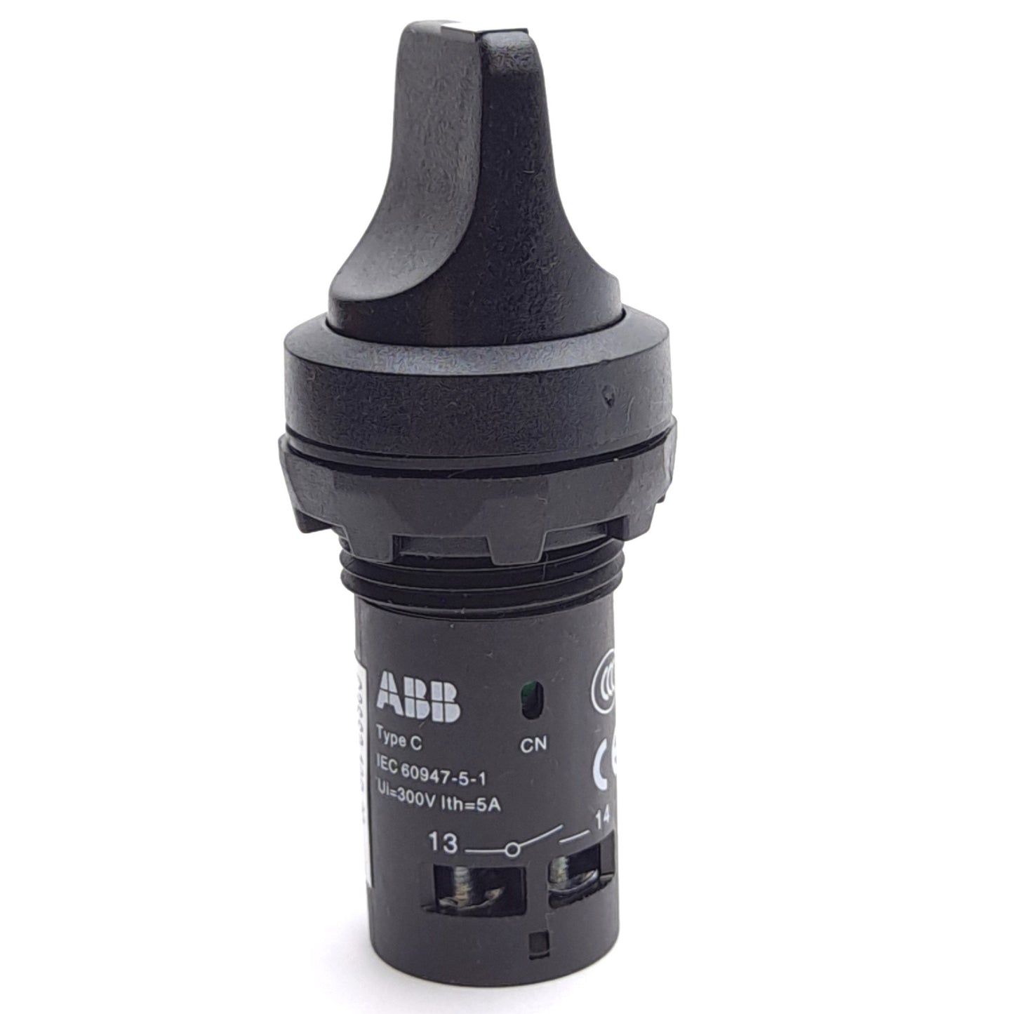 New – Open box Lot of 2 ABB C3SS2-10B-20 Selector Switch, 2x N.O., Momentary/3-Position