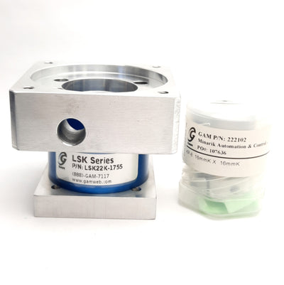 New – Open box Gam Gear LSK22K-1755 Linear Slide Kit, Mounts 1-7/8" to 2-13/16", 16mm Coupler