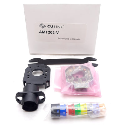 New CUI Inc AMT203-V Modular Absolute Encoder, 12bits, 96-1024PPR, ø2-8mm Bore, 5V