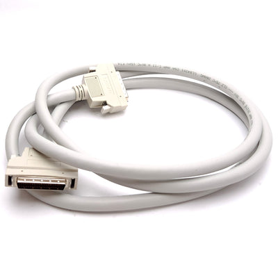 New – Open box L-Com CA801-2M SCSI-2 HPDB50 Cable, 2x Male 50-Pin D-Sub Connector, 2m Length