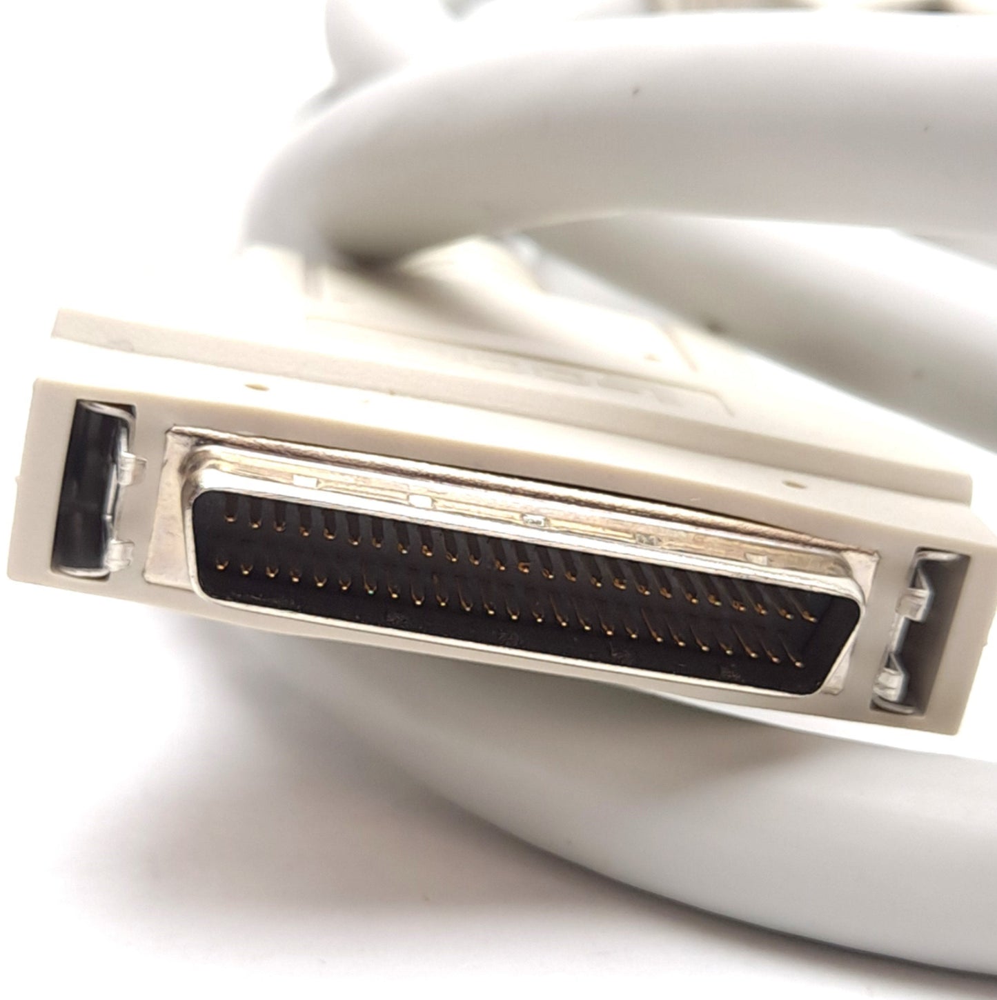 New – Open box L-Com CA801-2M SCSI-2 HPDB50 Cable, 2x Male 50-Pin D-Sub Connector, 2m Length